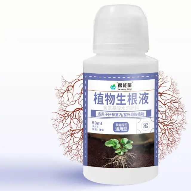 Folyékony Gyökerező Hormonok Dugványokhoz 50 Ml -Es Fokozó Elősegíti A Gyökérnövekedést Növények Számára Zamatos Bonsai Műtrágya Növényi Transzplantáció