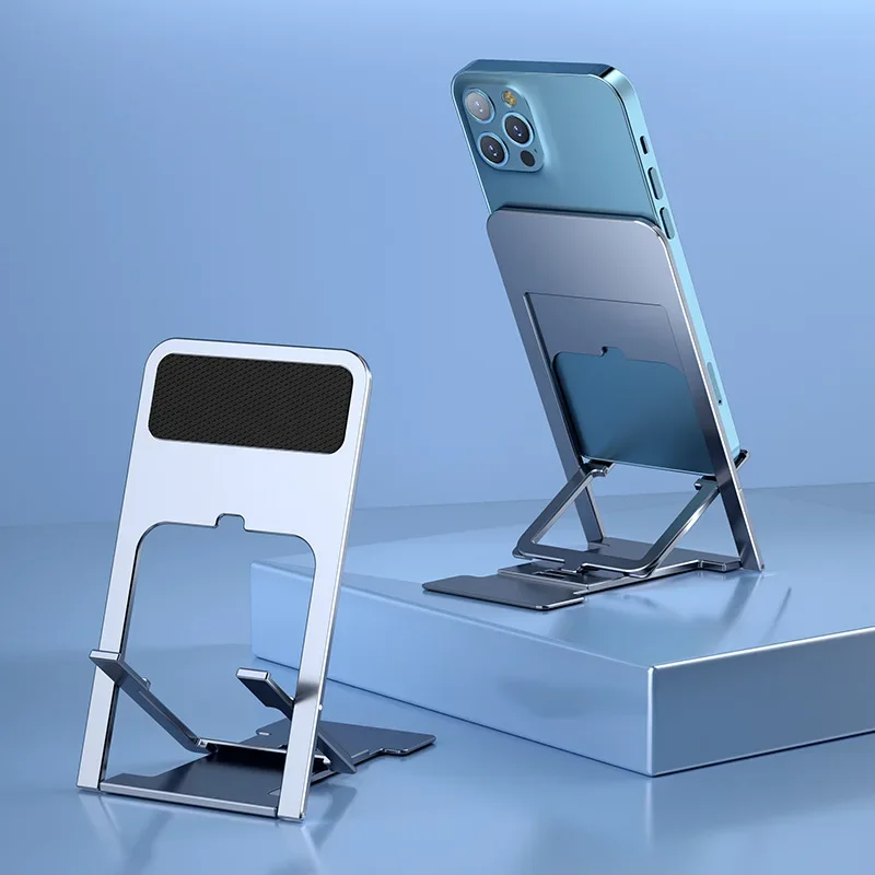 Compact Foldable Mobile Phone Stand - Portable Desktop Holder