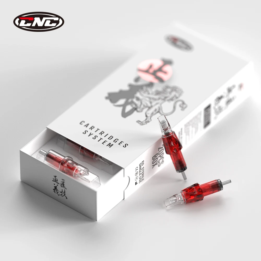 CNC Tattoo Needles Cartridge Disposable Sterilized Safety Needle RS/RL/RM/M1 With Membrane For Tattoo Rotary Machines 20Pcs/Box