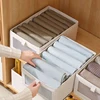Japanese Cotton Linen Clothes Storage Box Household Drawer Type Fabric Belt Window Storage Box Foldable Wardrobe Storage 1PC 2