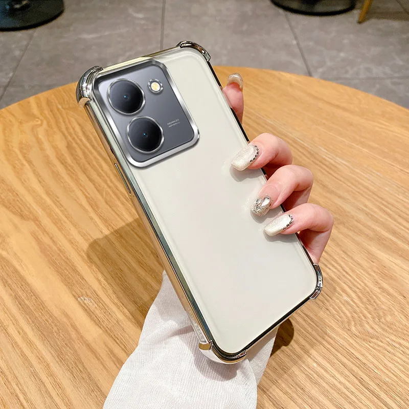 Clear Electroplate Protective Phone Case Cover