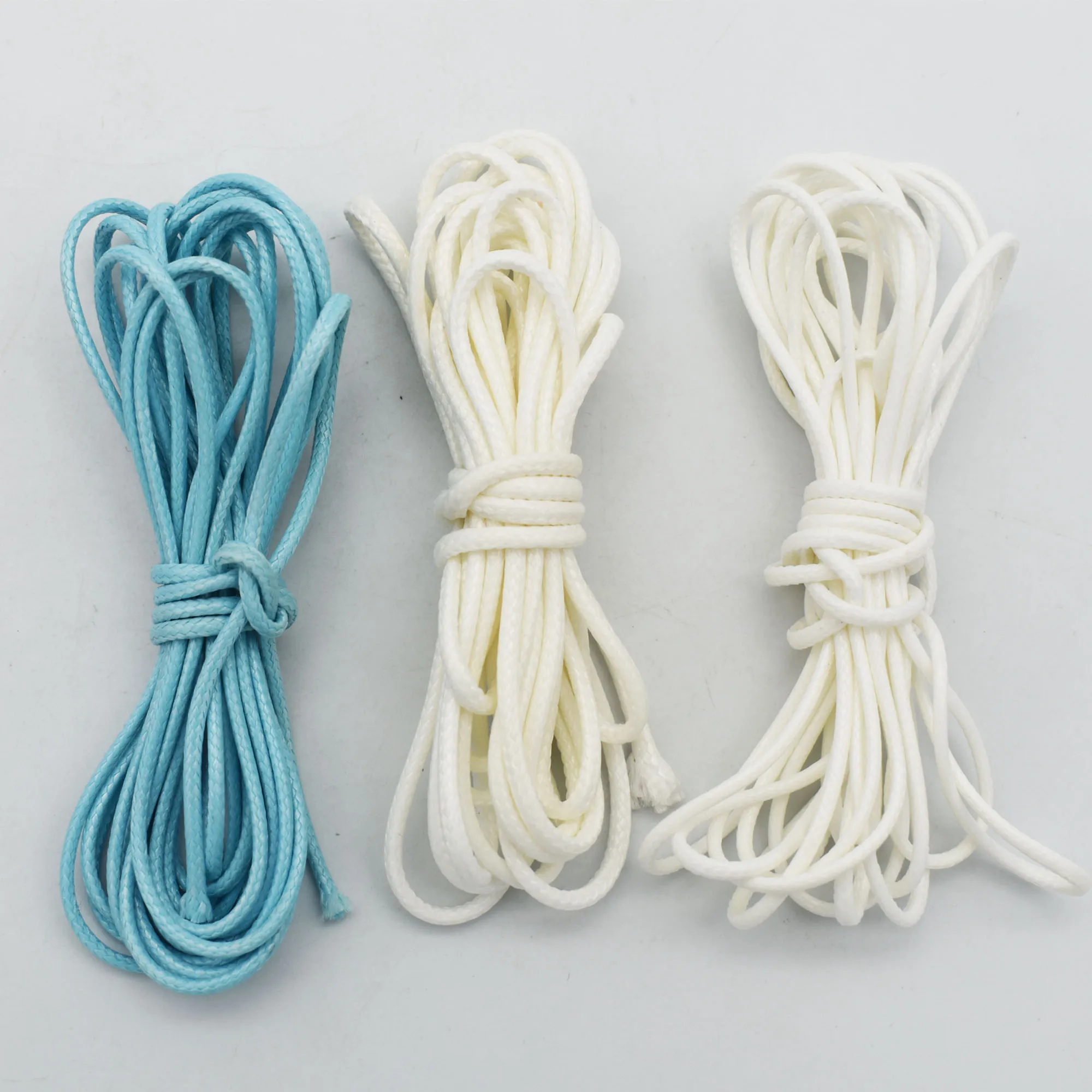 Colors Waxed Polyester Cord Bracelet Cord Wax Coated String for Bracelets  Waxed Thread for Jewelry Making Waxed String for Bracelet Making,white 