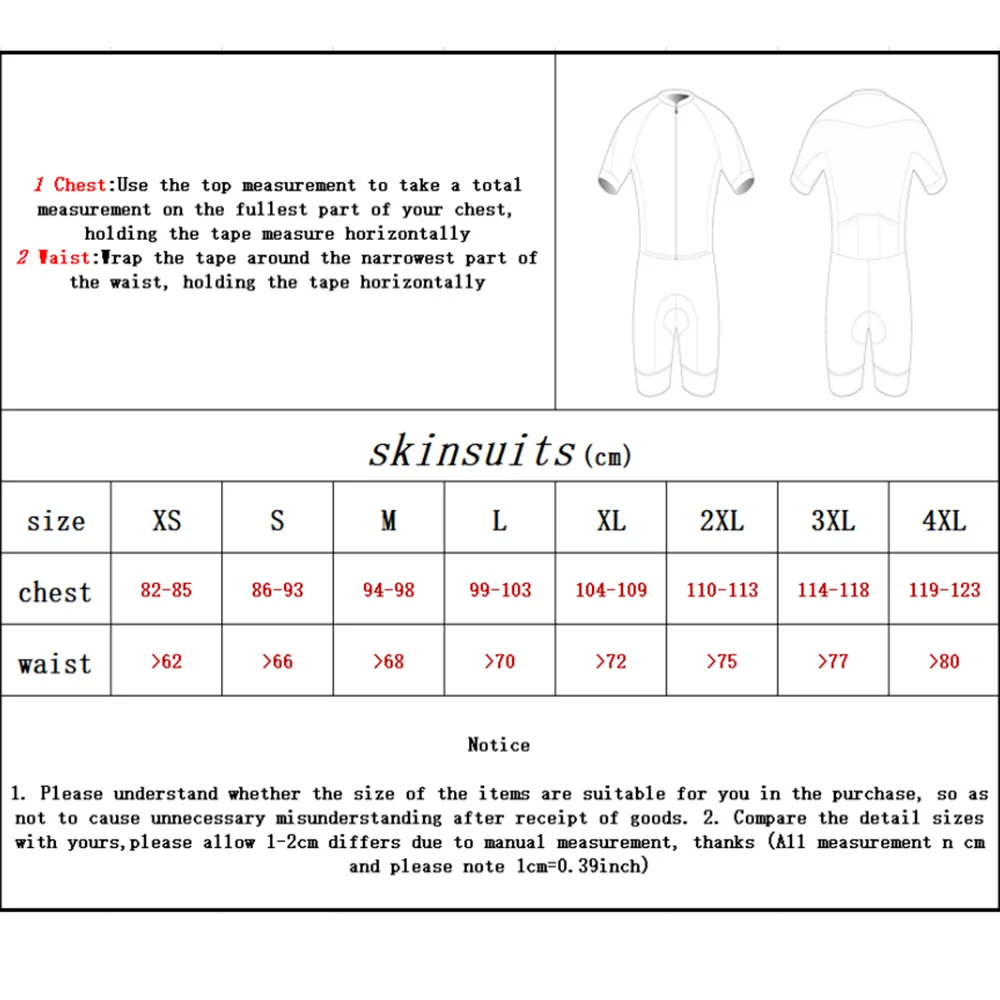 Men's Long Sleeve Cycling Skinsuit, Tri Suit, Gel Pad, MTB Road Bicycle Clothing, Cycling Equipment, New Arrival