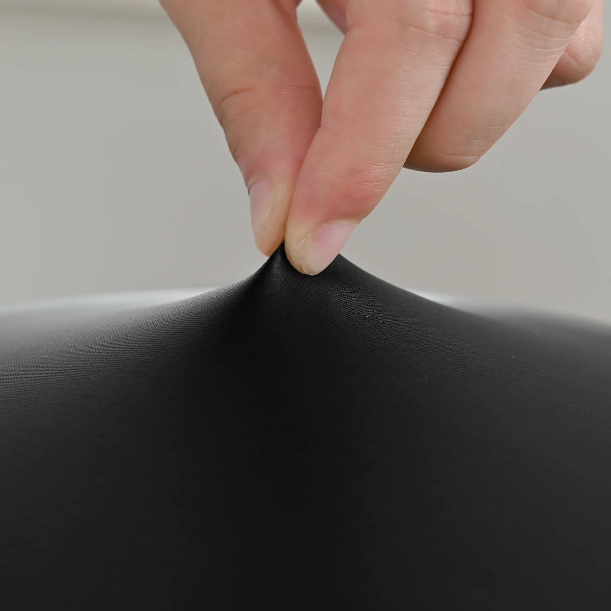 Waterproof Elastic PU Round Stool Protective Cover for Beauty Salon and Bar Chairs
