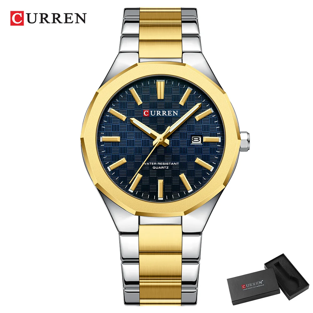 golden blue box