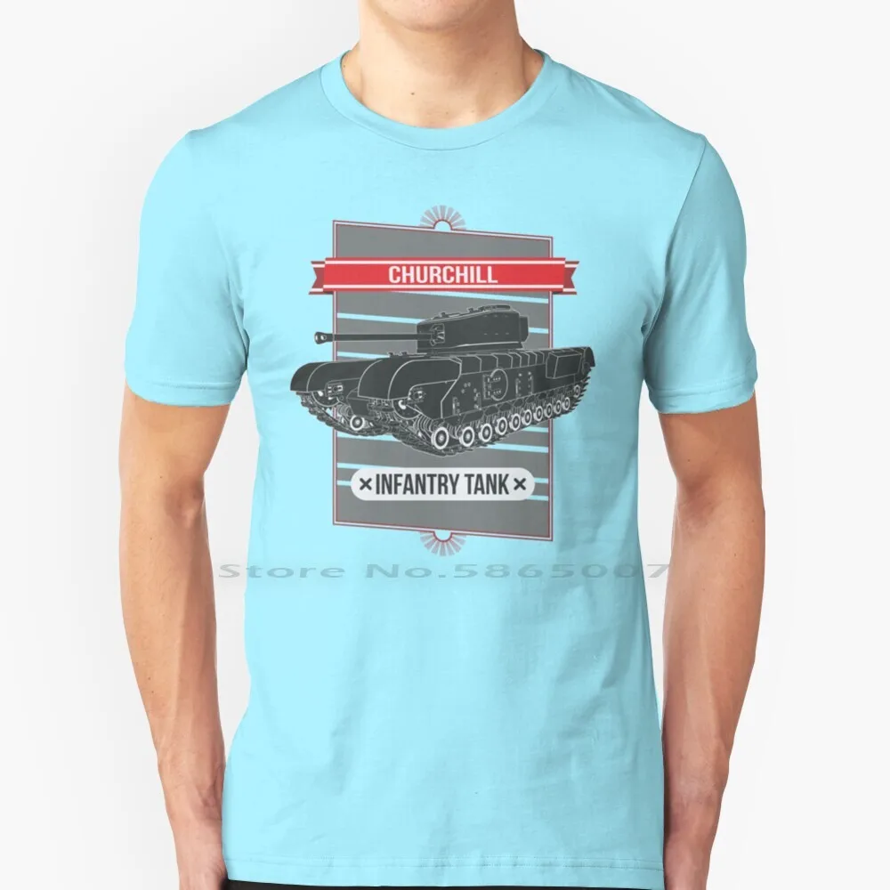 Carro Armato Di Fanteria Maglietta Churcold 100% Cotone A 22 A22 Carro Armato Churcold Carro Armato Ww2 Carro Armato Della Seconda Guerra Mondiale 2 G