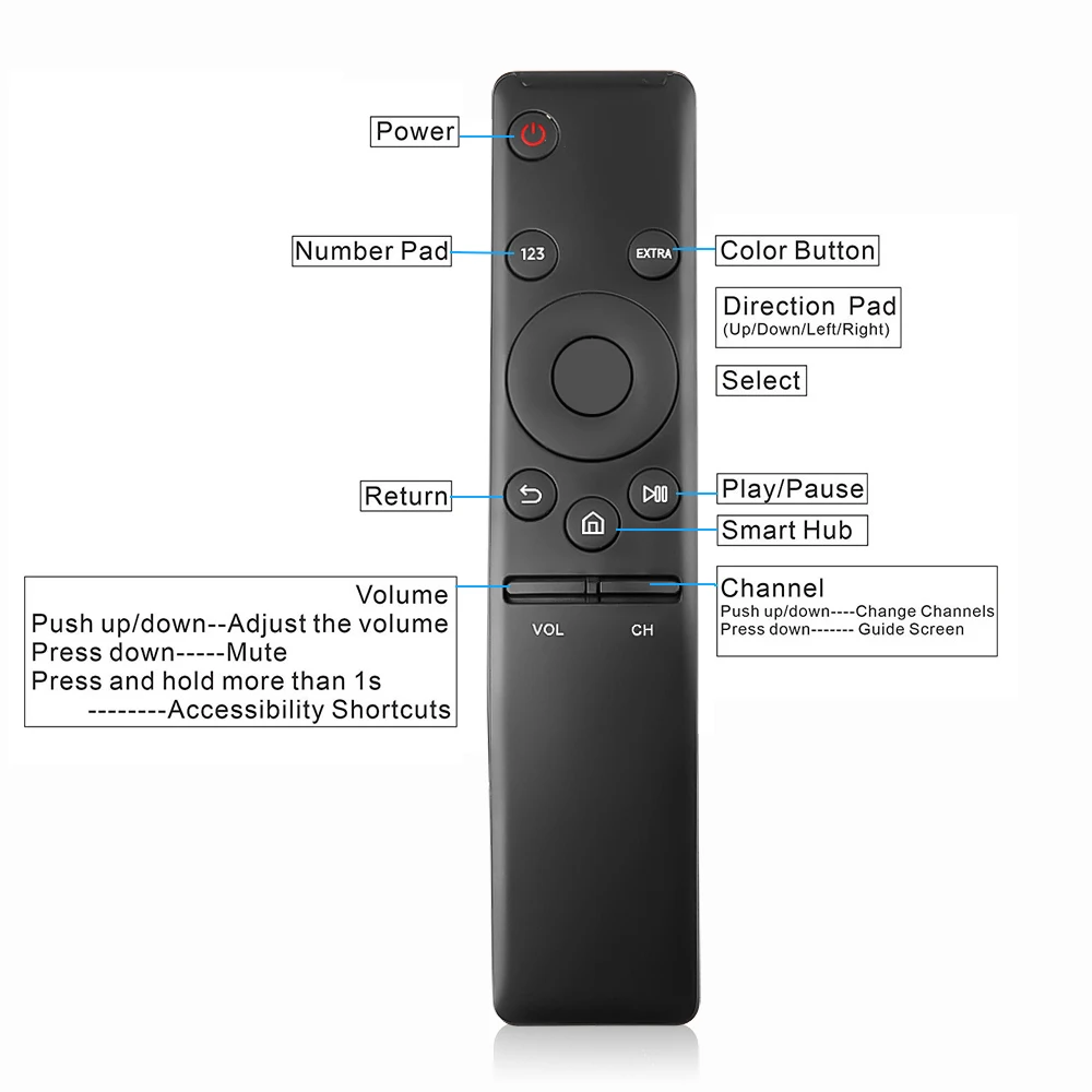 삼성 TV 리모컨 BN59-01259B/D/E BN59-01241A BN59-01245A BN59-01260A BN59-01265A 호환 범용 리모컨