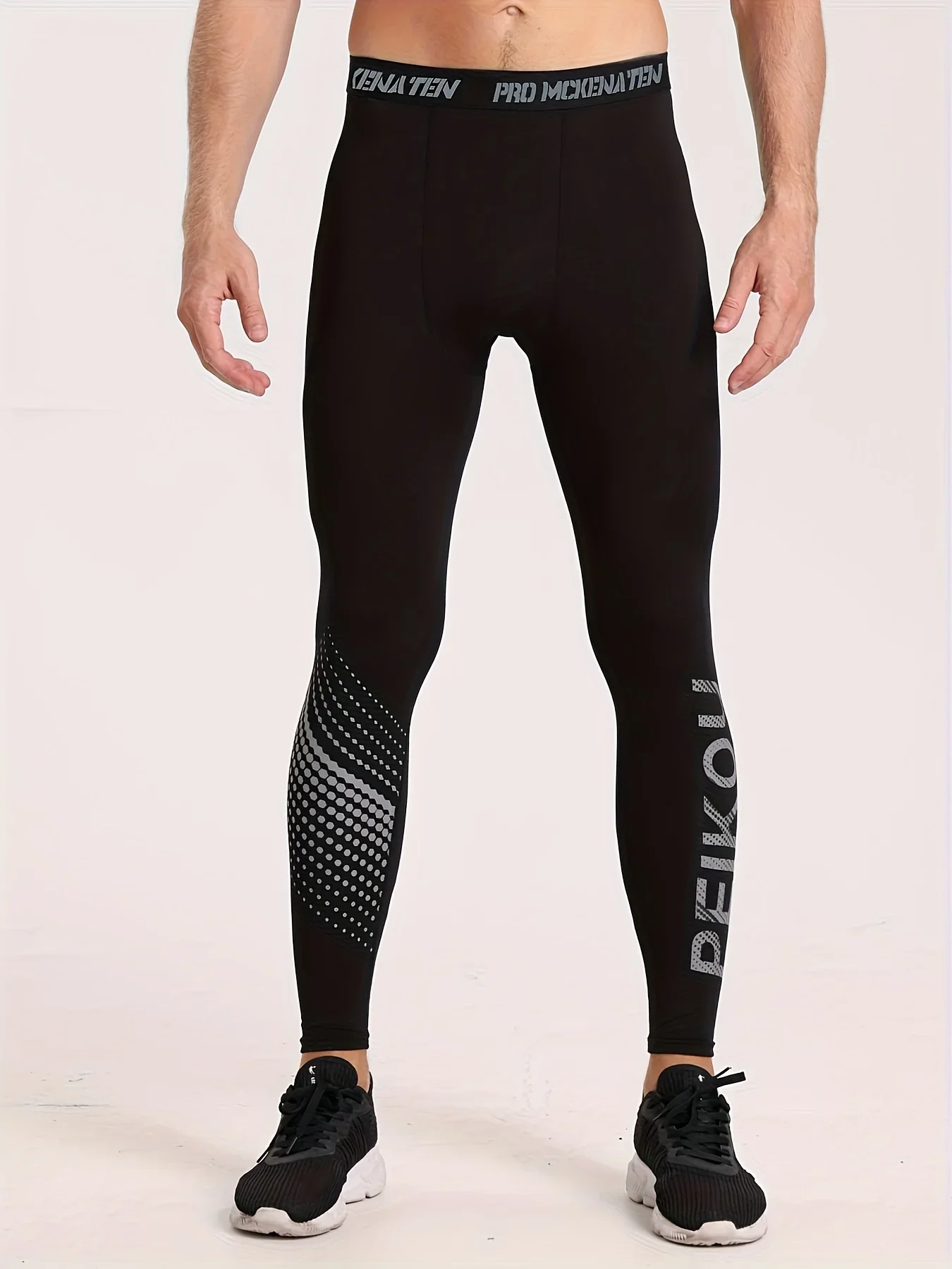 Basketball sports tight pants, men's running training high-elastic breathable quick-drying compressed tight leggings