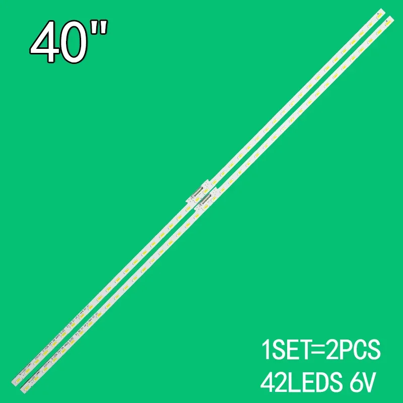 TV Illumination For Sony KDL-40R555C KDL-40R510C LED Bars Backlight Strips Line Ruler 2015 SONY 40 L42 REV1.0 141022 LM41-00111A новая светодиодная лента для подсветки 42 лампа для sony kdl 40r550c sony 40 l42 rev1 0 141022