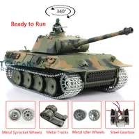 Heng Long 1/16 Scale 7.0 Upgraded Metal Version German Panther V RTR RC Tank 3819 Army BB Shoot Unit Speaker Toys Model TH17288 1