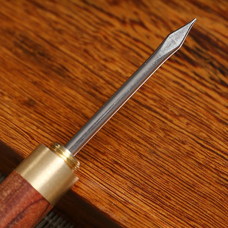 1pc Tea Needle Stainless Steel Small Ebony Ceremony Accessories Puer Dedicated Tea Needle Chinese Kung Fu Teasets Tool Teaware