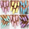 ROSALIND 15ML Gel Set 2/6PCS Nail Polish Set Semi Permanent Brights Colors Soak Off UV Gel Base Top Coat Nail Art Decoration 4
