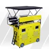 Transportable observation Tool cabinet storage cart with Rear Deck 1