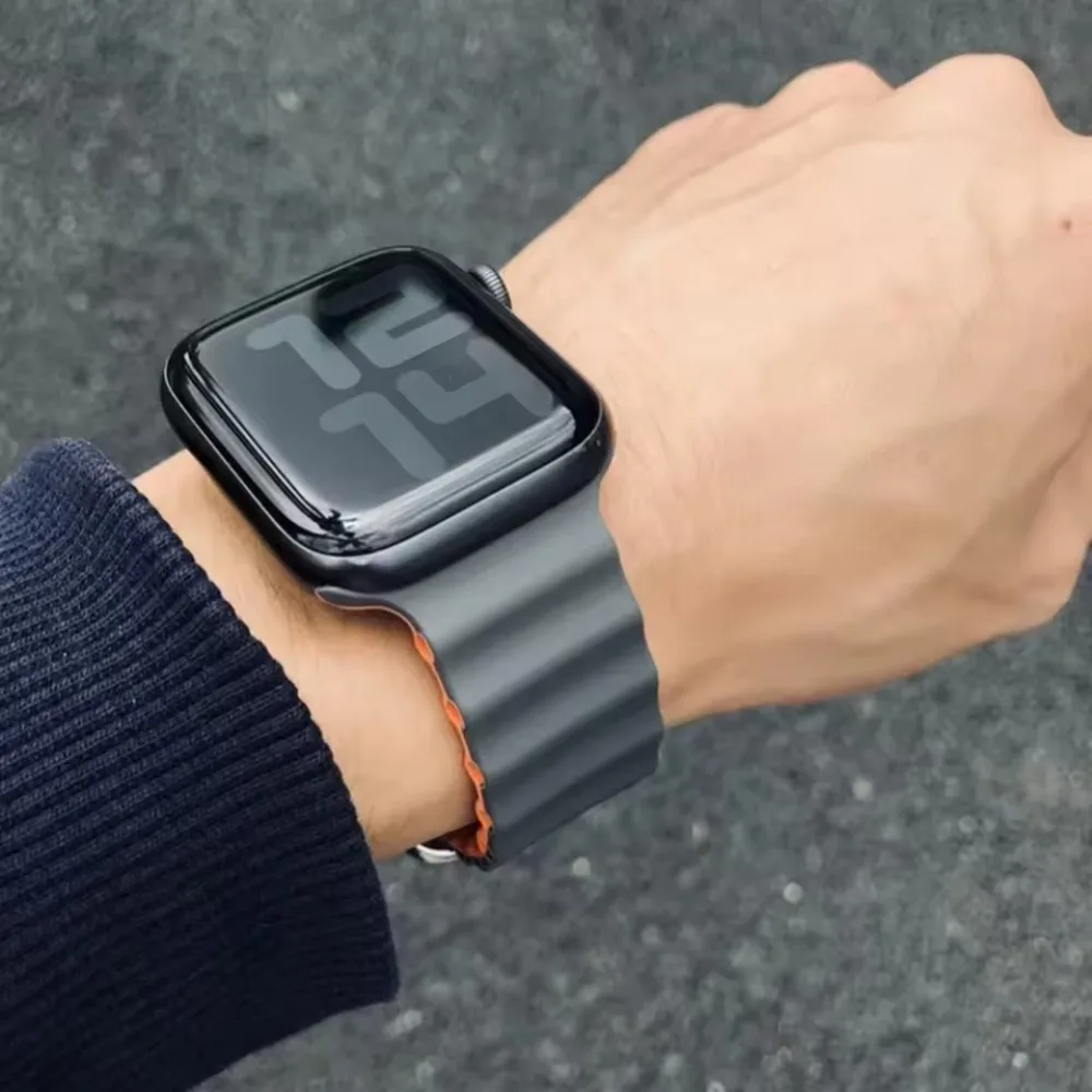 Ocean Soft Silicone Strap - Comfortable Watch Band in Multiple Sizes