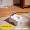 Portable Pet Cat Bowl Detachable Safe Feeder Automatic Sensing Open Lid Dog Bowl Cat Basin Plug-in Pet Food Utensil Products 6