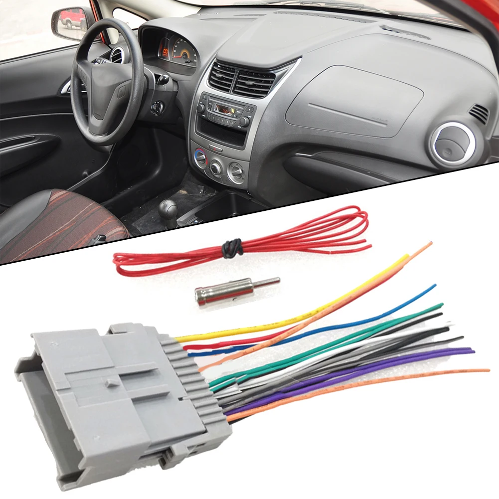 

Car Radio Stereo Wiring Harness Antenna Adapter Connector Plug For Buick For Cadillac For Chevrolet For Hummer For GMC For Isuzu