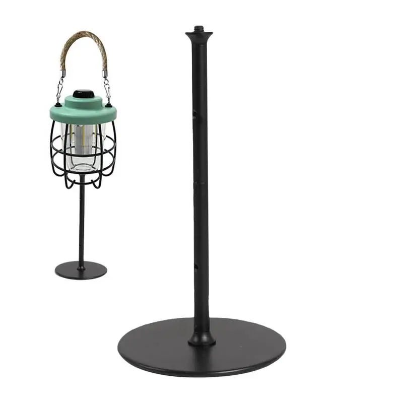 

Camping Lamp Pole Stand Portable Light Bracket With Round Base Collapsible Outdoor Lantern Stand With Base For Atmosphere Lamp