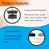 Hot Sandwich Maker, Double Sided Sandwich Roll Sealed Grill Pan, Non-Stick Hot Dog Toaster - Portable with Removable Handle 4