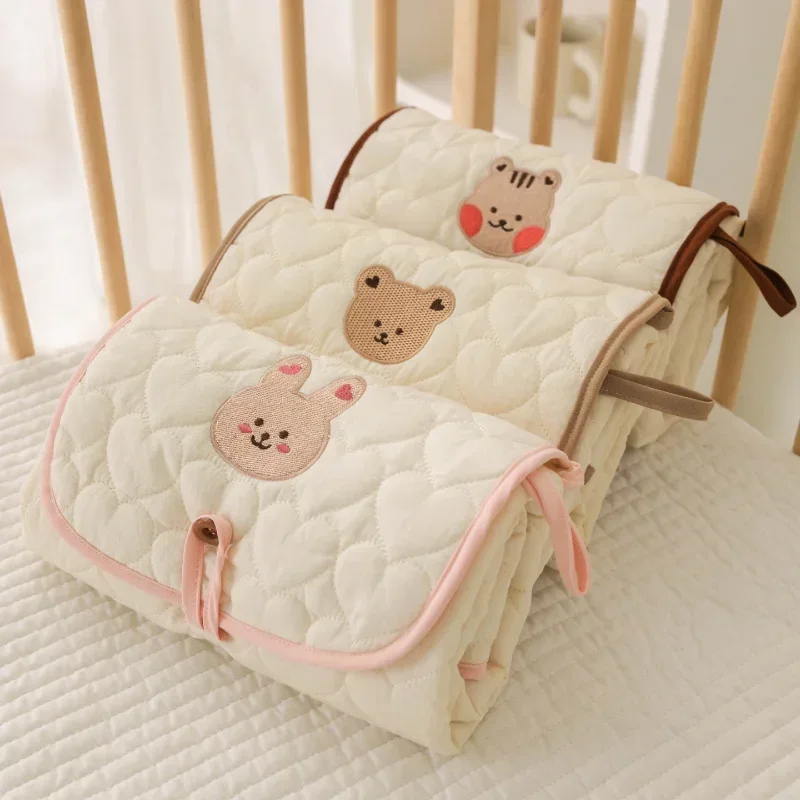

Baby Diaper Changing Pad Washable Mattress for Newborn Baby Stuff Portable Diapers Changer Stroller Mat Folding Waterproof Sheet