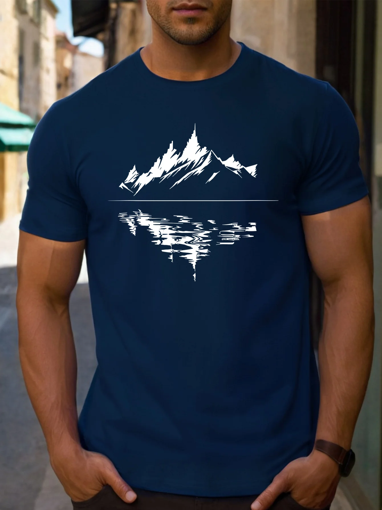 Men's T-shirt design detail