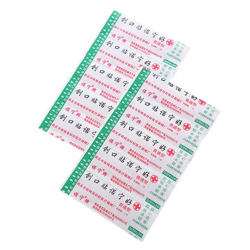 응급 처치 Woundplast 어린이 밴드 보조 통기성 패치, 방수 접착 붕대, 의료 수술 테이프 석고, 세트당 50 개 4