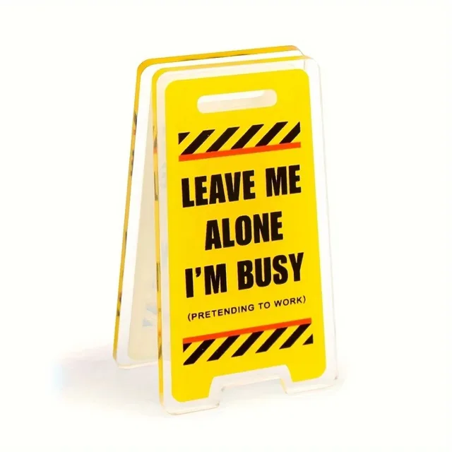 Clear Acrylic Desk Name Sign 2