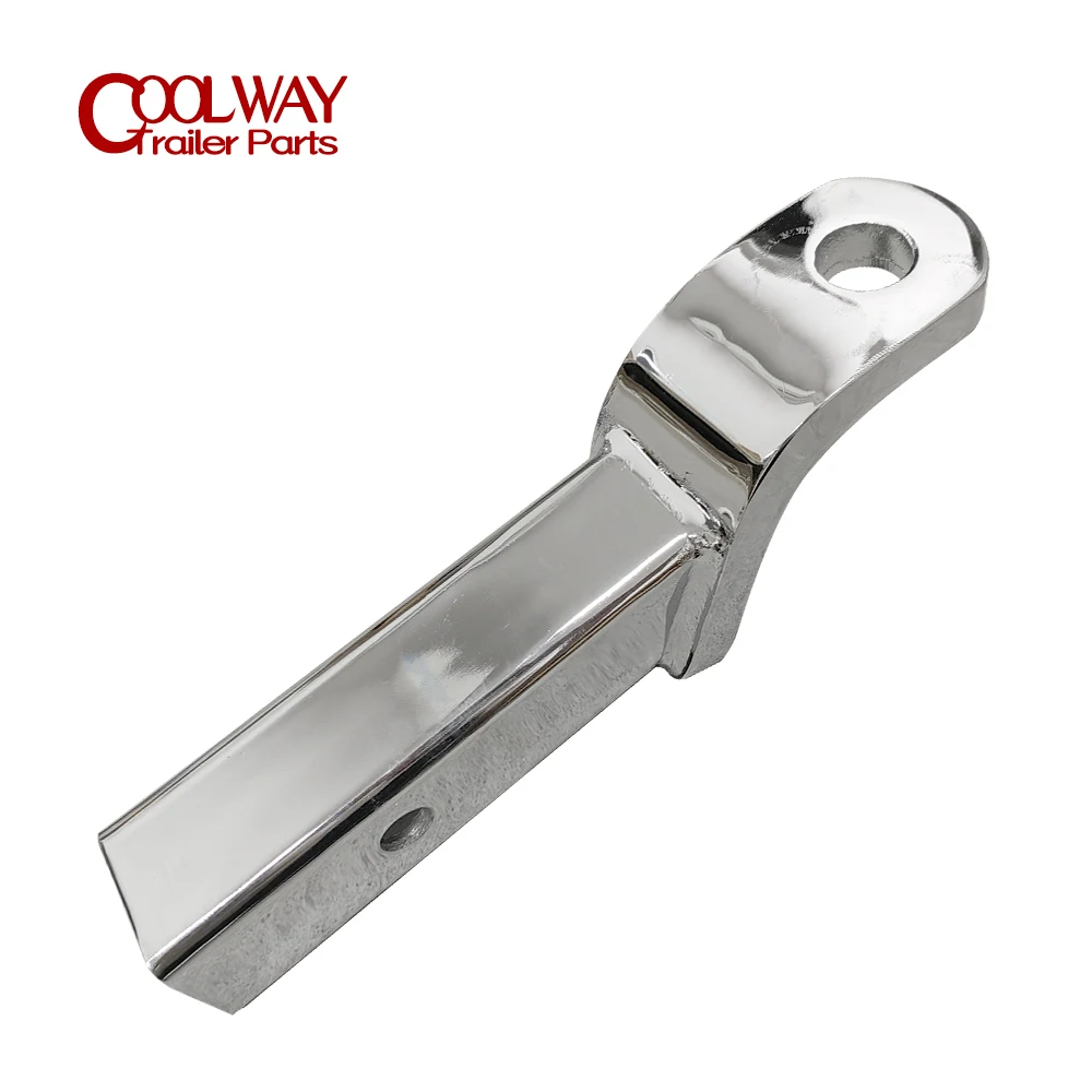 Chromed 2 Inch Towbar Tongue Ball Mount With Towball And Hitch Pin RV Parts Car Camper Accessories Caravan Components