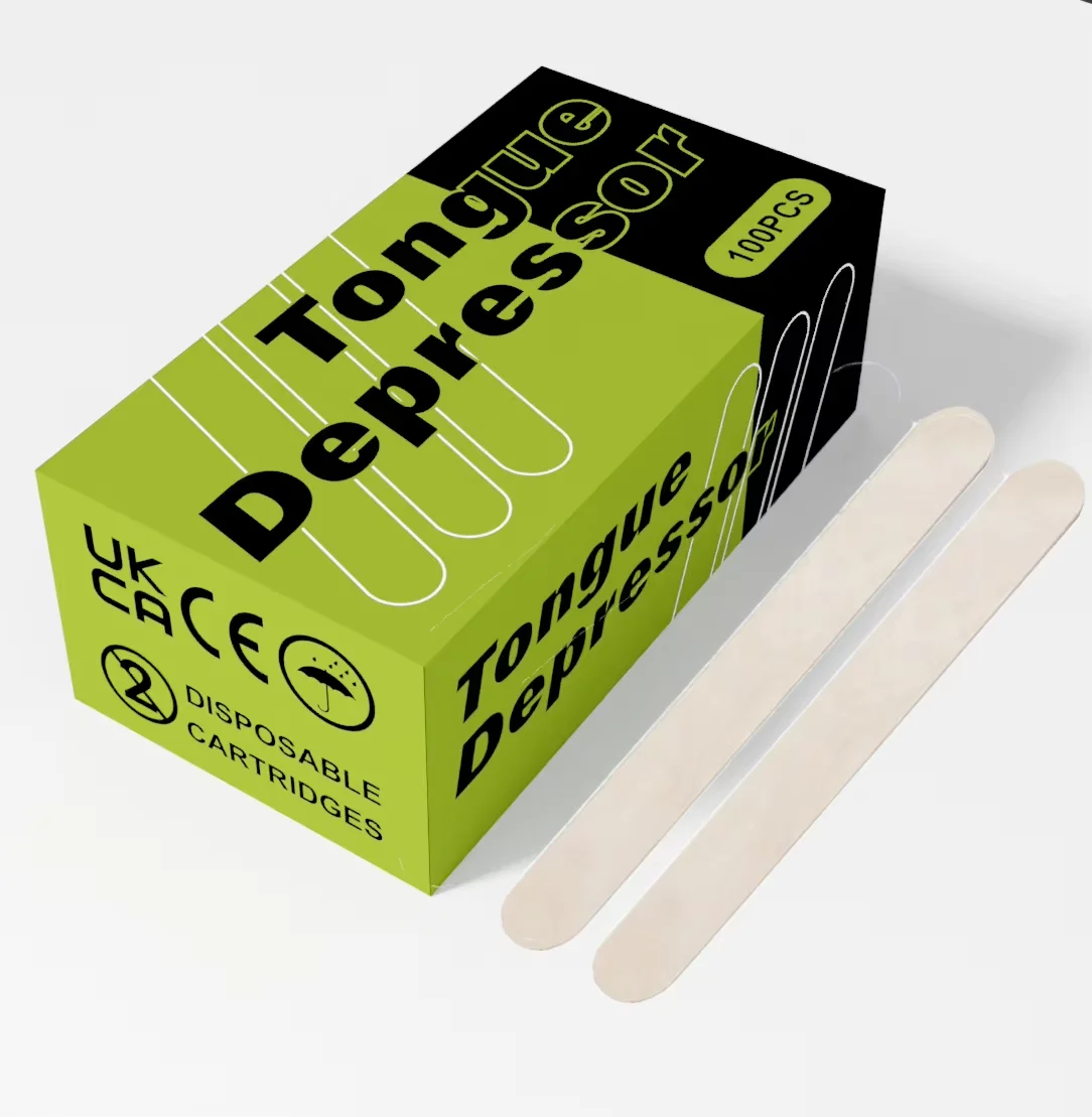 Sterile Mixing Stick Jet Black Tattoo Tongue Depressors – 100 Count, Individually EO Sterilized, Eco-Friendly Bamboo