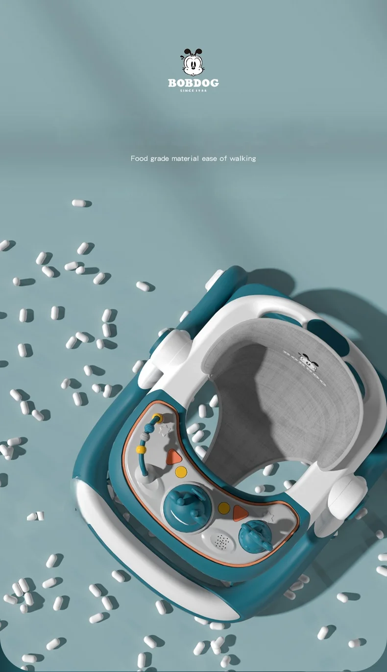 Multi-Functional Anti-Flip Baby Stroller Baby Walker Can Sit And Push Starting Car