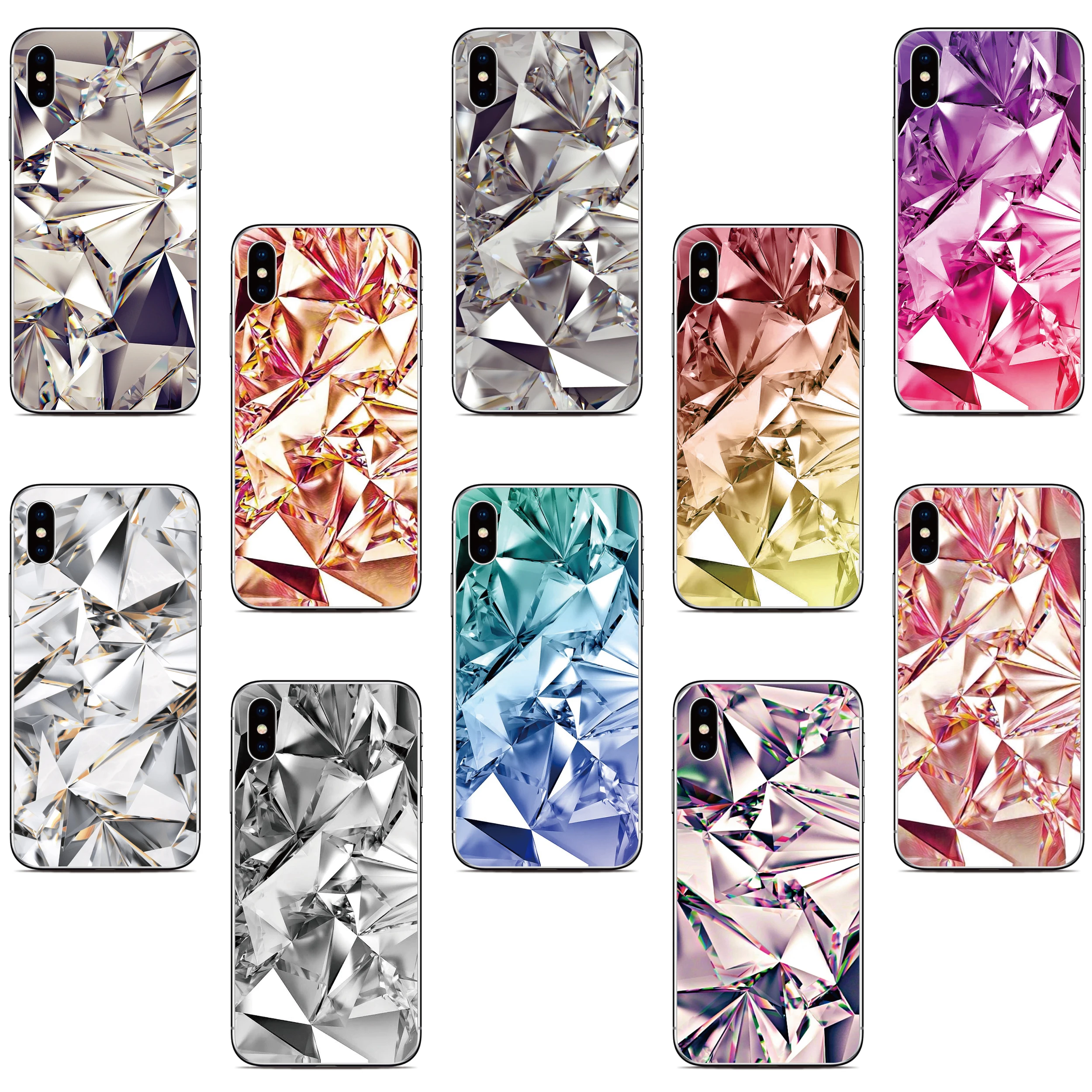 Custodia Per Telefono Diamond Per Zte Blade A54 A34 A73 A53 A72 A51 A31 A32 V50 V41 Smart V30 V40 Vita Axon 50 Lite L8 L9 Cover