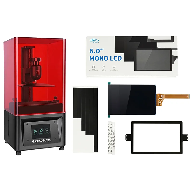 Mono Lcd Kit de Atualização para Elegoo Mars Mars Pro com 32bit Chitu Systems 608 Polegadas 2k 160×260