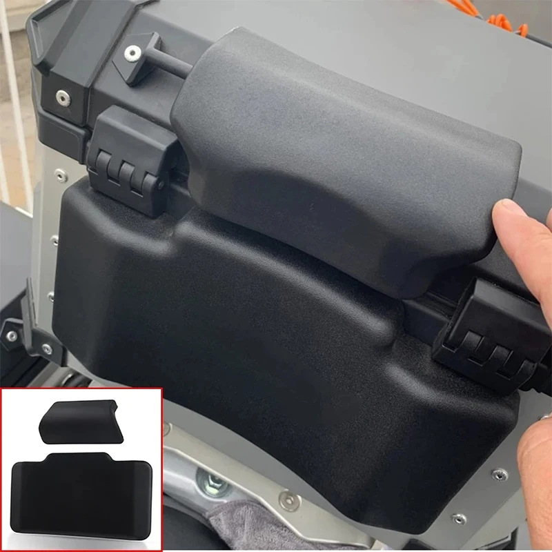 Motorrad Passagier Rückenlehne Zurück Pad Universal Selbst-klebe Stoßfest Moto Hinten Top Case Box Gepäck Kissen Pad Rückenlehne – Detail 3