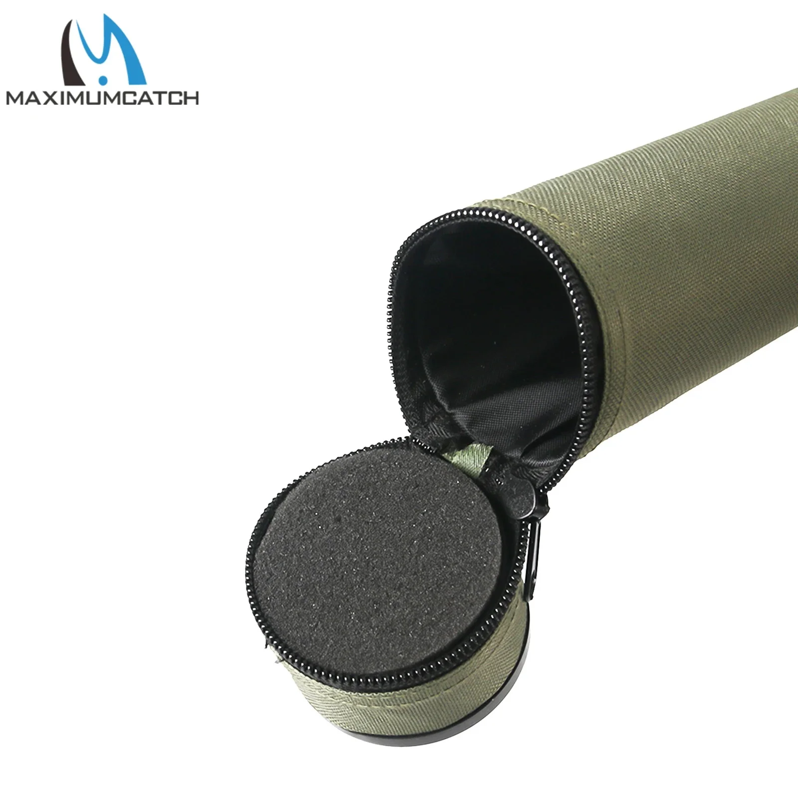 Fly Rod Maxcatch Carbon Fiber Rod Tube(Case) With Aluminum Cap