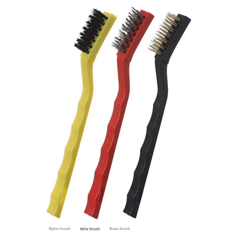 Japanese Gas Stove Cleaning Brush 3 Pack Kitchen Supplies Range Hood Stove Cleaning Tool Steel Wire Small Brush 5
