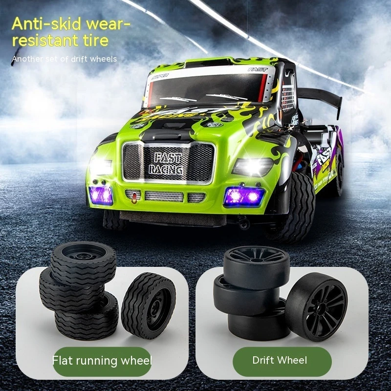 

4x4 Rc Car New Flat Running Drift Car Tractor Truck Remote Control High-speed Car Model Racing Car Children's Gift