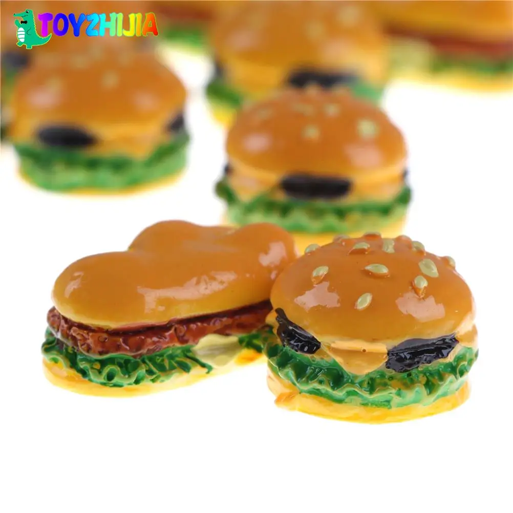 Tanio 2 sztuk hamburgery Mini miniaturowe