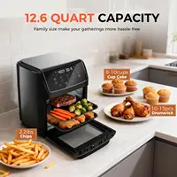 12.6Qt Air Fryer Oven, Family Size Countertop Convection Oven with 10 Preset Cook Modes 3