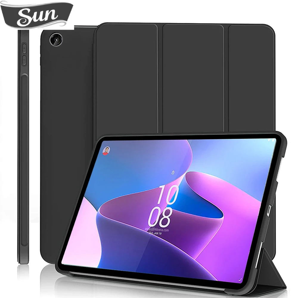 

Чехол для Lenovo Tab M10 Plus 3-го поколения 10,6 TB-128FU/128XU/125FU, трехскладной чехол-подставка для Tab Xiaoxin Pad 10,6 TB-128XC, чехол
