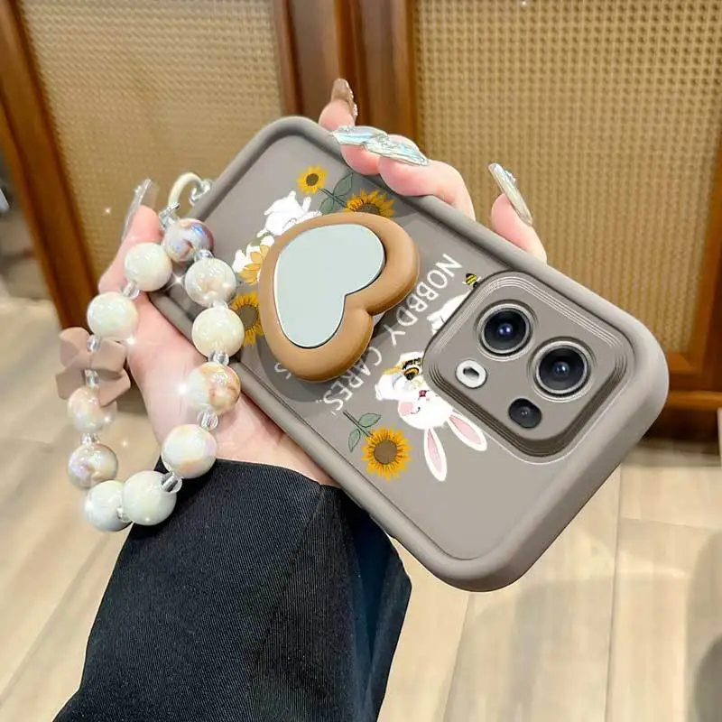 Real Sunflower Phone Case Set with Lanyard and Stand - 3 Piece Set