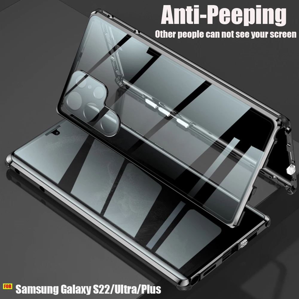 

Двухсторонний стеклянный чехол для Samsung Galaxy S24 S21 S22 S23 Ultra S24 Plus Note20