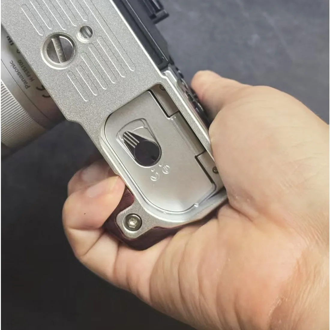 木材黒檀クルミローズウッドハンドグリップ L ブラケット