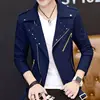 Men Youth Jacket, Fashionable Slim Fit, Personalized Short Style, Youth Men's Clothing, Spring and Autumn Jacket 4