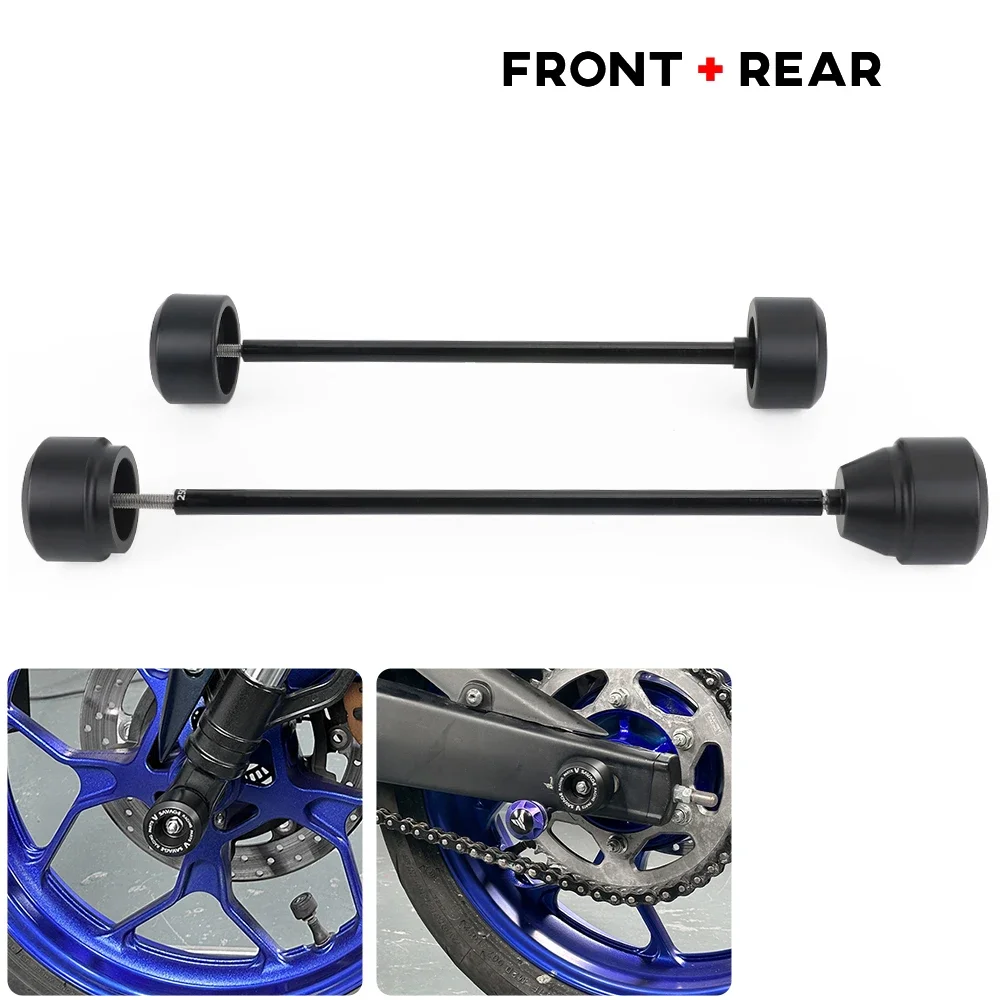 MT09 FZ09 2017-2020 Front Rear Axle Wheel Fork Crash Slider