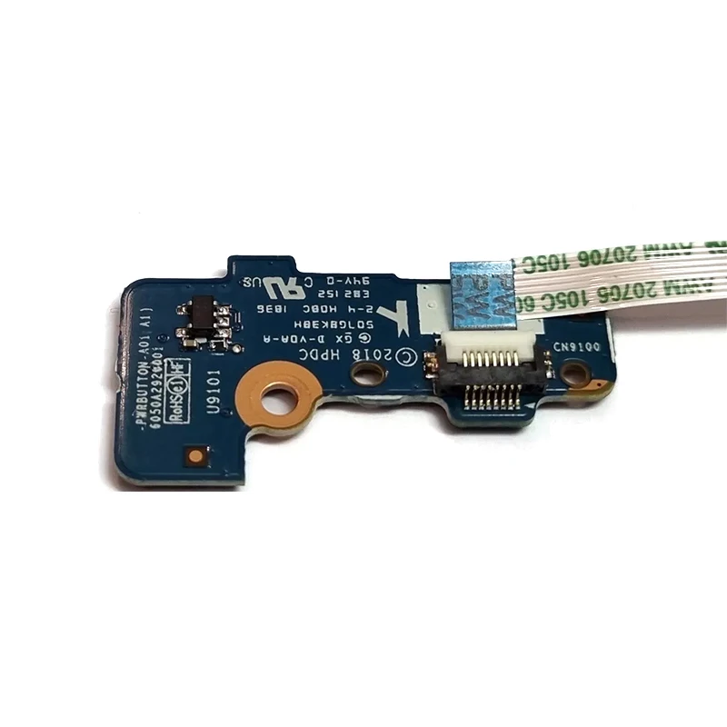 Scheda Pulsante Di Alimentazione Originale L14374-001 Per Hp Elitebook 850 G5 Elitebook 755 G5 Zbook 15U G5