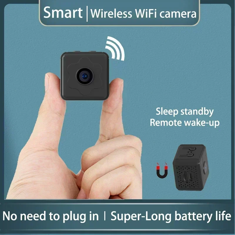 Mini Camera Wireless WiFi Remote Monitor Camera Tiny Home IP Camera No Need To Plug in Super-long Battery Life 1