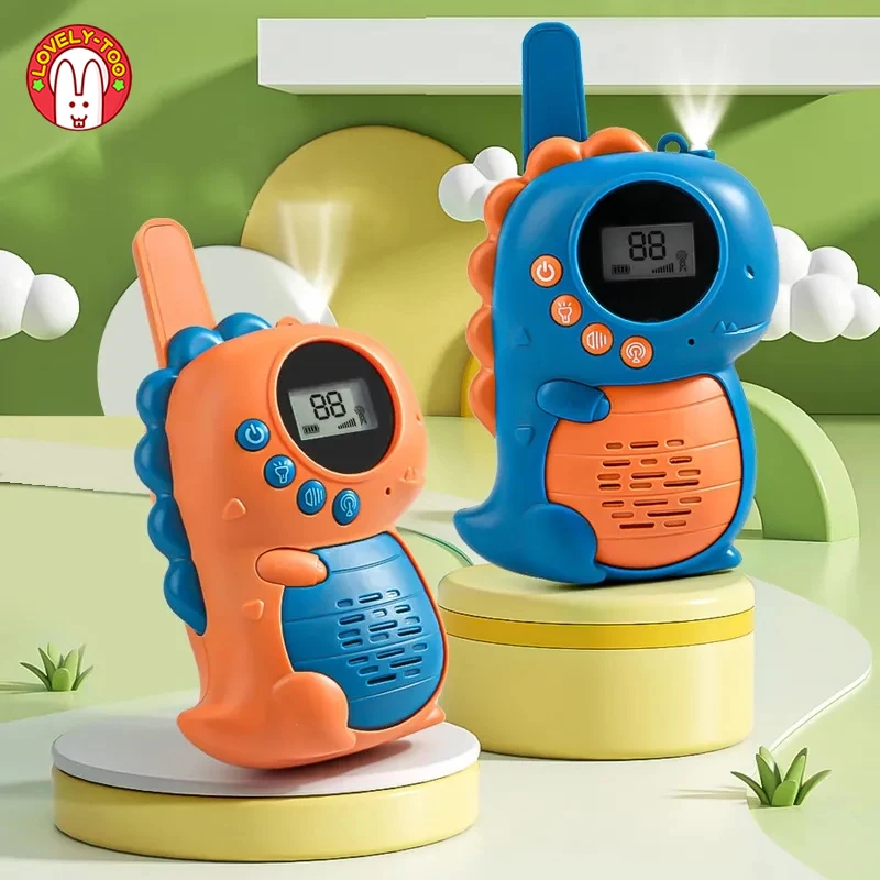 

Walkie Talkie Toy Children's Radio 2 Pieces Baby Intercom Phone 3km Range Professional Toki For Kids Birthday Gift Boys Girls