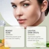 Whi-tening Facial Cleanser Remove Melasma D-ark Sp-ot Pigmentation Anti Acne Deep Moisturizing Brightening Smooth Face Skin Care 6