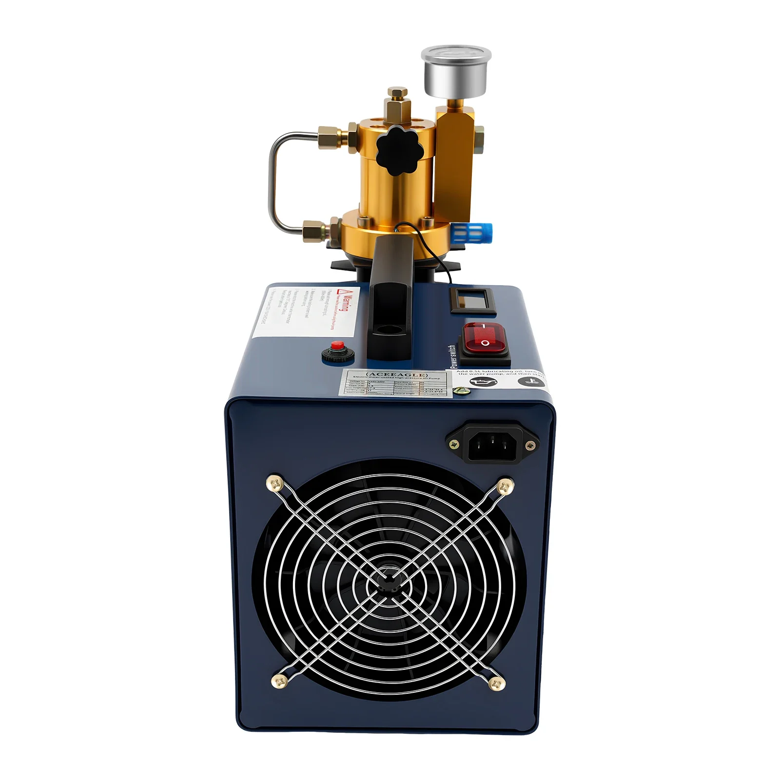 PCP-Luftkompressor 1800 W mit Hochdruck-Gasleitung 0-30 MPa 220 V für Ventile, Rohrleitungen und kleine Hochdruckflaschen – Detail 3