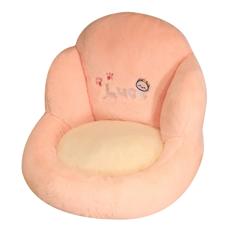 Cute Futon Floor Mat Back Pillow Plush Chair Cushion Animal Child Seat  Cushion Sofa Mat Home