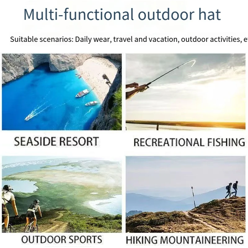 Description Picture 6 of itemMosquito Prevention Cap Fishing Insect Protective Hat Mosquito Head Net Full-Mesh Drawstring Windproof Strap Beekeeping Cap